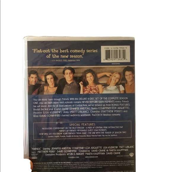 Friends DVDs season 1&2 welcome 2 the 90s fun gift 4 A Friends fan or 90s lover - Picture 5 of 5